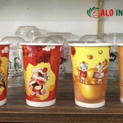 Mẫu 07 Ly giấy Tết