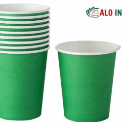 Mẫu 07 Ly giấy màu xanh